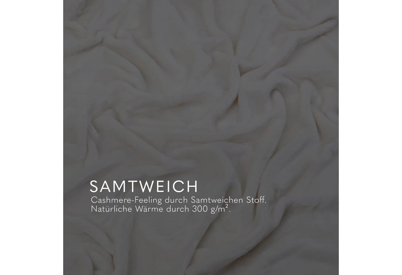Bestlivings Wohndecke Mirabella Cashmere Touch Beige Mikrofaser - Bild 3