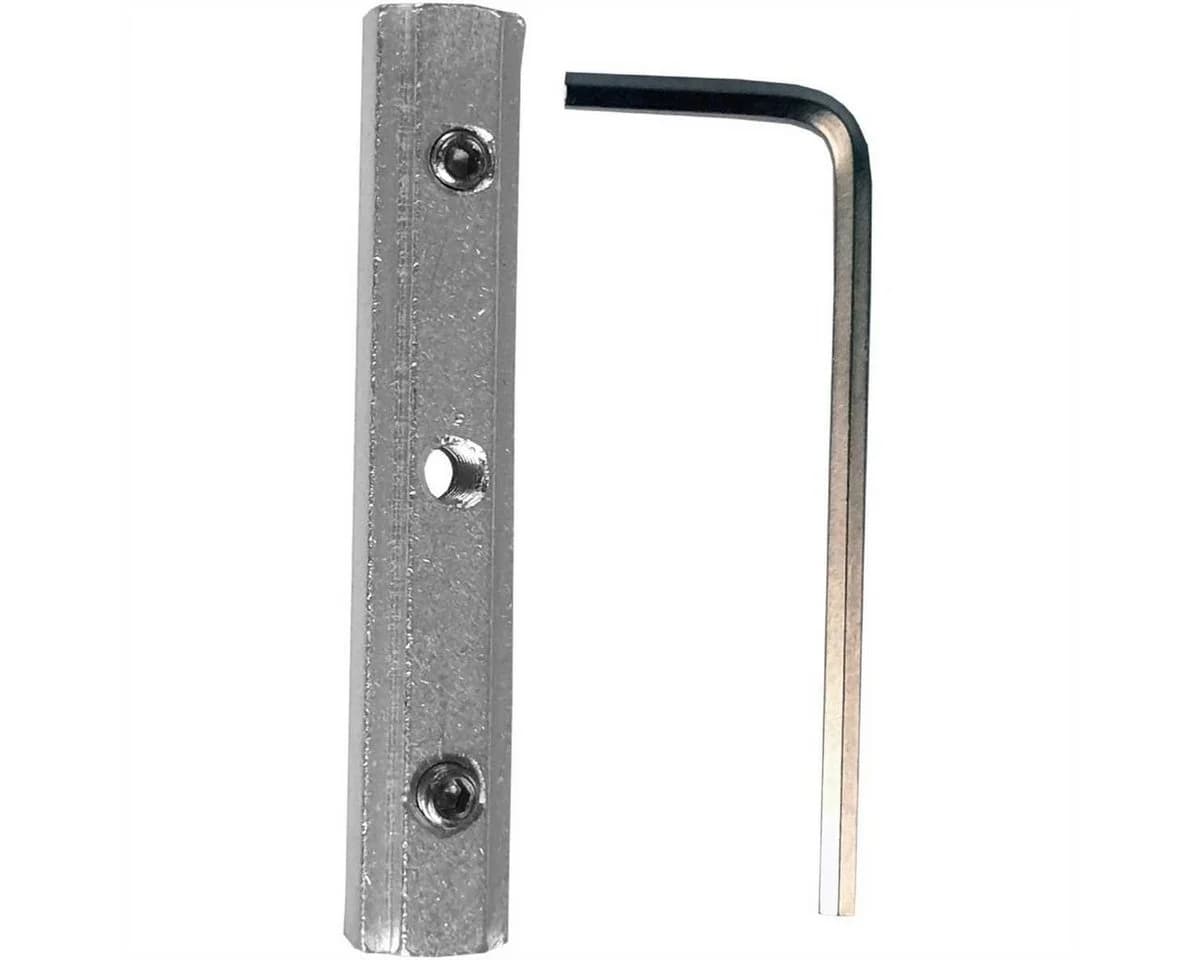 Bestlivings Gardinenschiene Verbinder Aluminium Silber