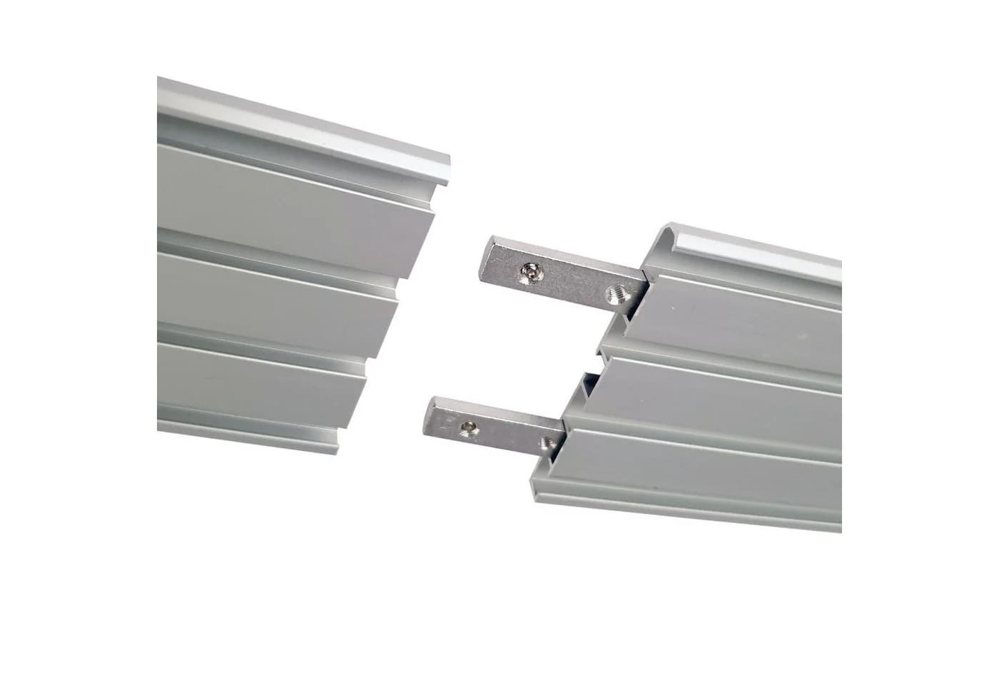 Bestlivings Gardinenschiene Verbinder Aluminium Silber - Bild 2