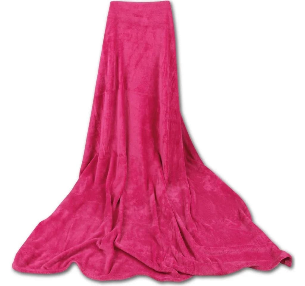 Bestgoodies Kuscheldecke Rosa Polyester Mikrofaser Flauschdecke