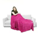 Bestgoodies Kuscheldecke Rosa Polyester Mikrofaser Flauschdecke Bild 2