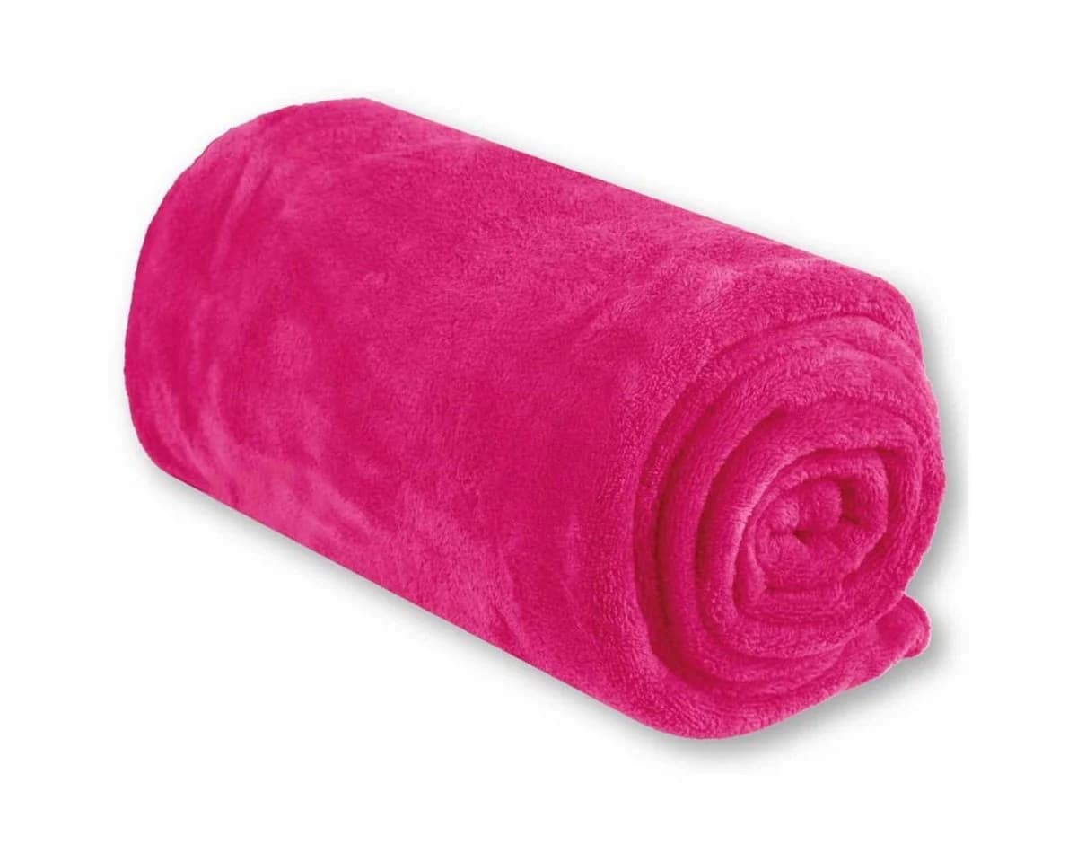 Bestgoodies Kuscheldecke Rosa Polyester Mikrofaser Flauschdecke - Bild 4