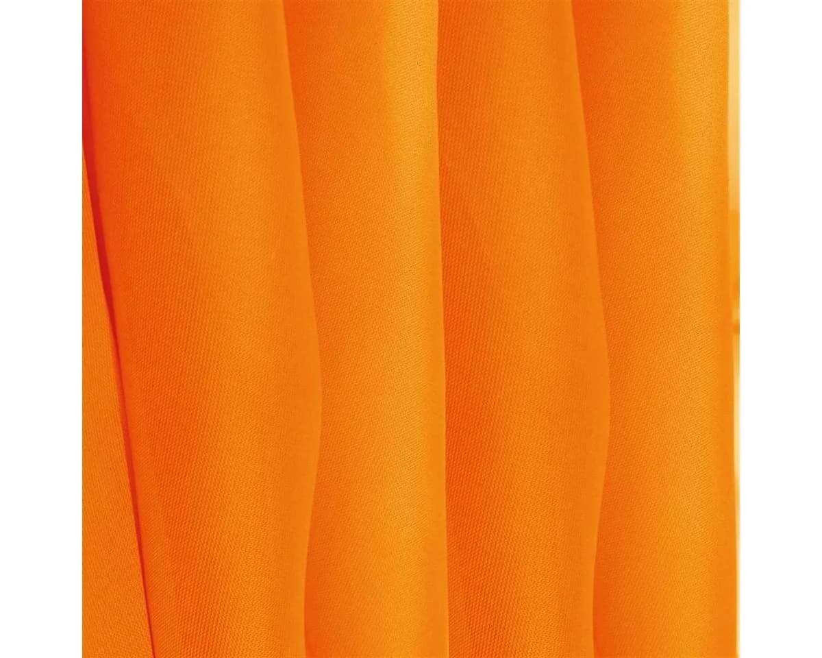 Bestgoodies Bistrogardine mit Ösen Transparent Orange Voile - Bild 5