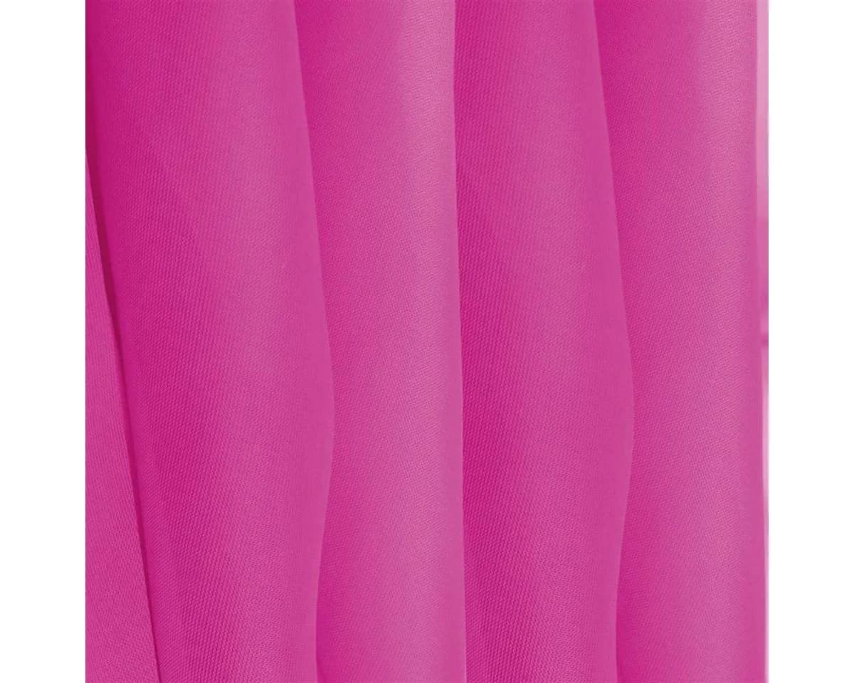 Bestgoodies Vorhang mit Schlaufen Rosa Transparent Voile Bistrogardine - Bild 4
