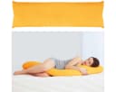 Bestlivings Seitenschläferkissen mit Polyesterhülle in Orange Bild 1