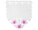 Arsvita Bistrogardine Transparent Rosa mit Stickerei Bild 1