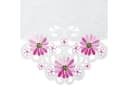 Arsvita Tischläufer bestickt Rosa 140x35cm mit Spitze Bild 5