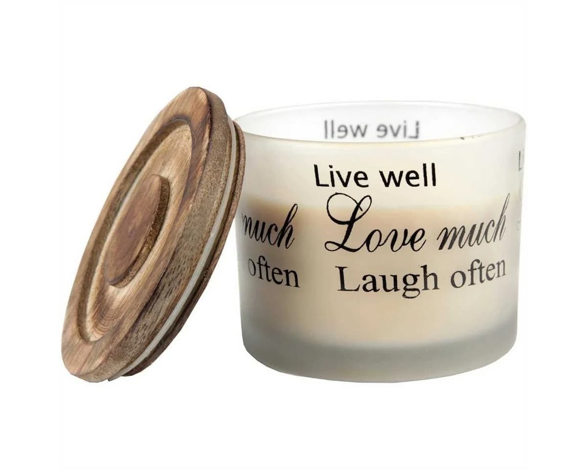 HS Candle Duftkerze XXL 3-Docht Glas SPA
