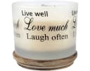 HS Candle Duftkerze XXL 3-Docht Glas SPA Bild 3