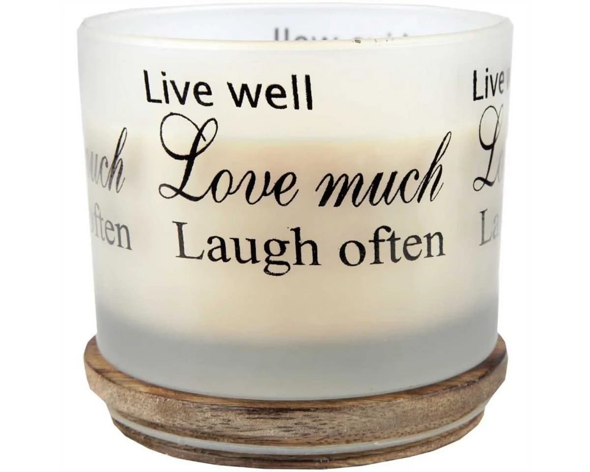 HS Candle Duftkerze XXL 3-Docht Glas SPA - Bild 3