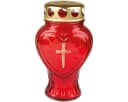 HS Candle Grabkerze Herzform Gold Bild 2