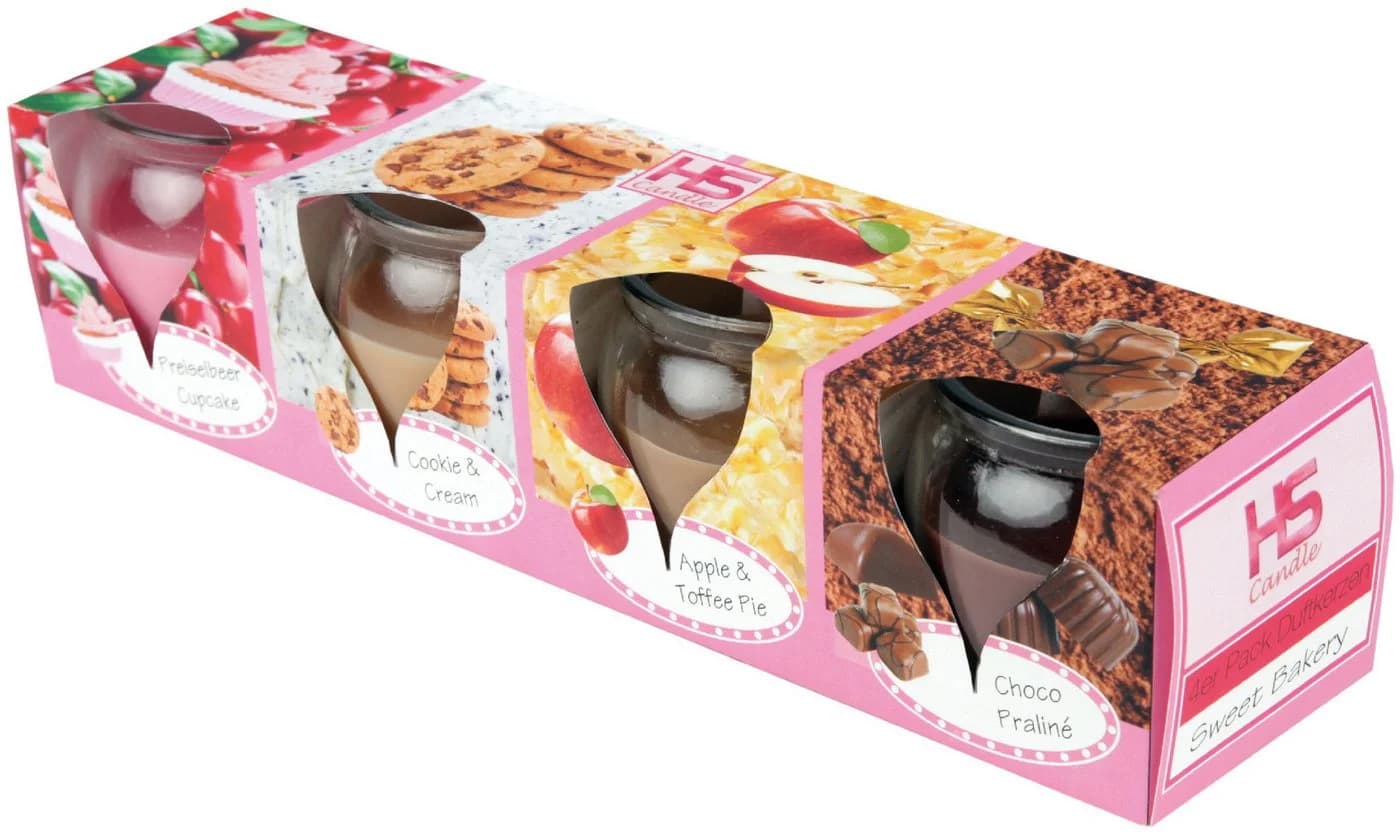 HS Candle Duftkerze Selection 4-tlg. Bakery Selection Duftmix - Bild 2