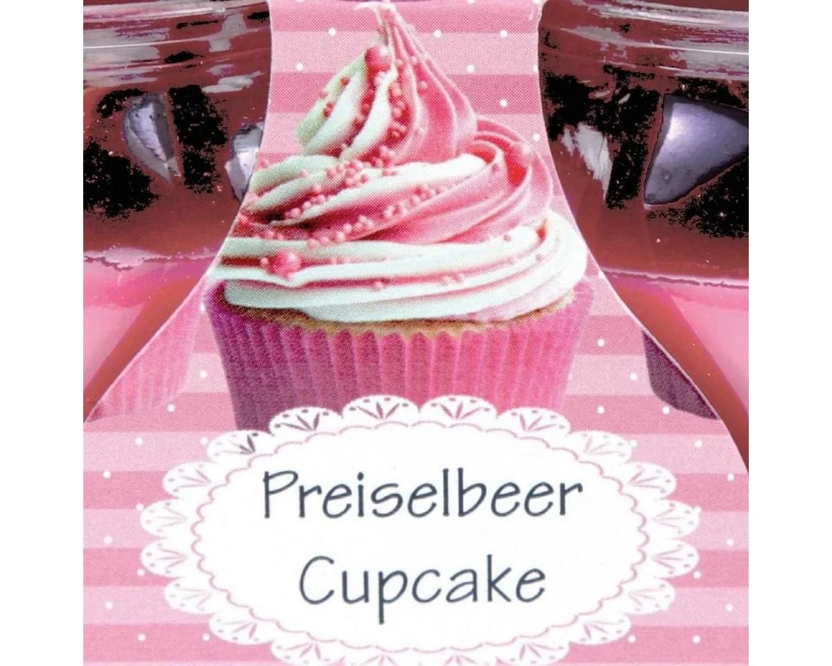 HS Candle Duftkerze Creation 2er Pack Rosa Preiselbeer Cupcake - Bild 5