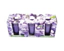 HS Candle Duftkerze 3-tlg. Glas Violett Klassische Düfte 12 Std. Bild 3