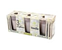 HS Candle Duftkerzen Set 12-tlg. Glas Vanille Lavendel Rose Bild 1