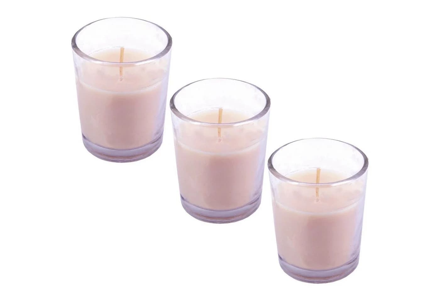 HS Candle Duftkerzen Set 12-tlg. Glas Vanille Lavendel Rose - Bild 5