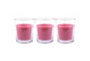 HS Candle Duftkerze 12er Pack Klassische Düfte Rosa Glas Bild 4