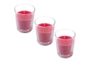 HS Candle Duftkerze 12er Pack Klassische Düfte Rosa Glas Bild 5