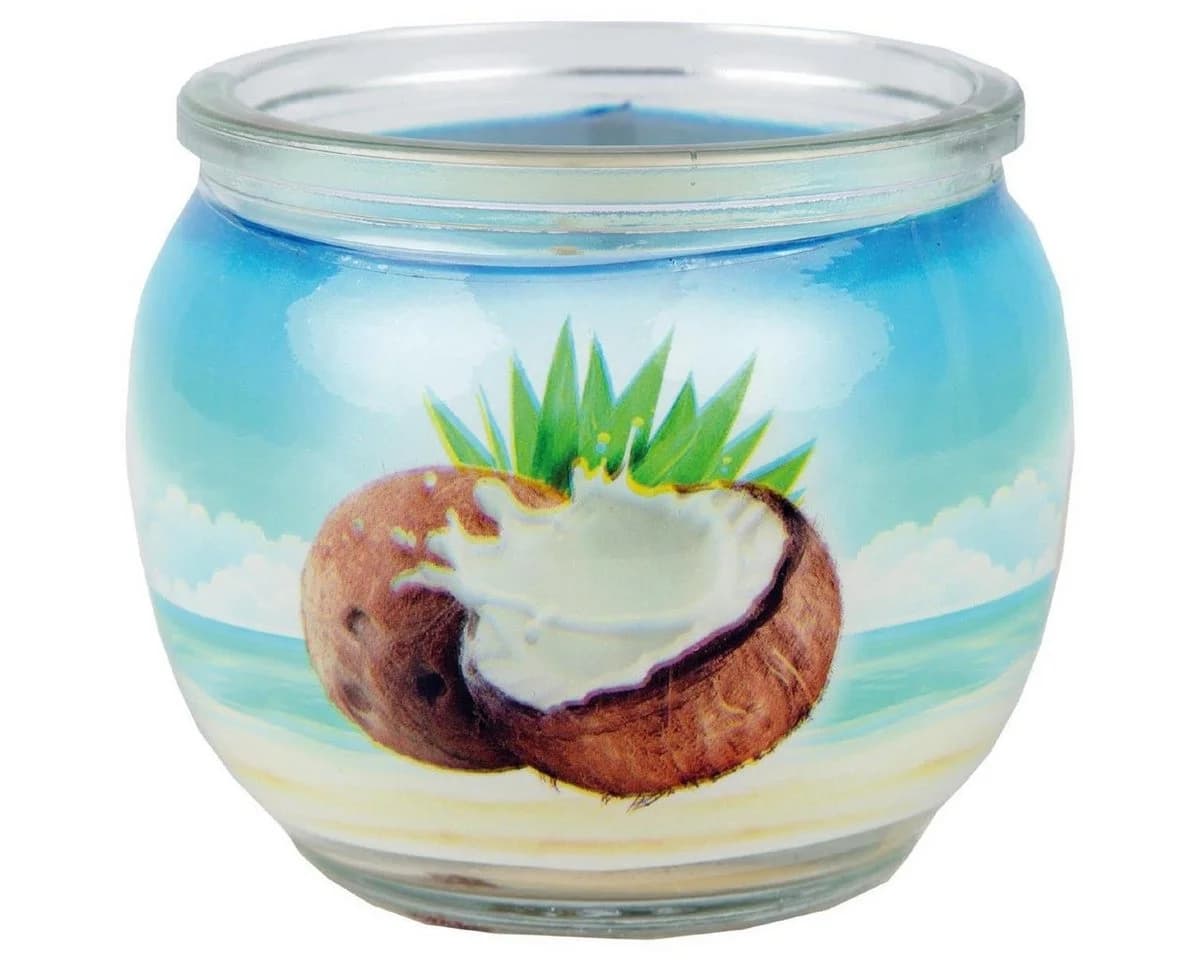 HS Candle Duftkerze Coconut Glas 22 Std Brenndauer