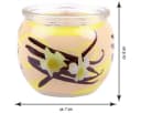 HS Candle Duftkerzen 6er-Pack Vanille im Glas Bild 3