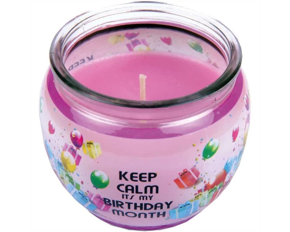 HS Candle Duftkerze im Glas mit Spruch, Rosa, 22 Std. Brenndauer - Bild 5
