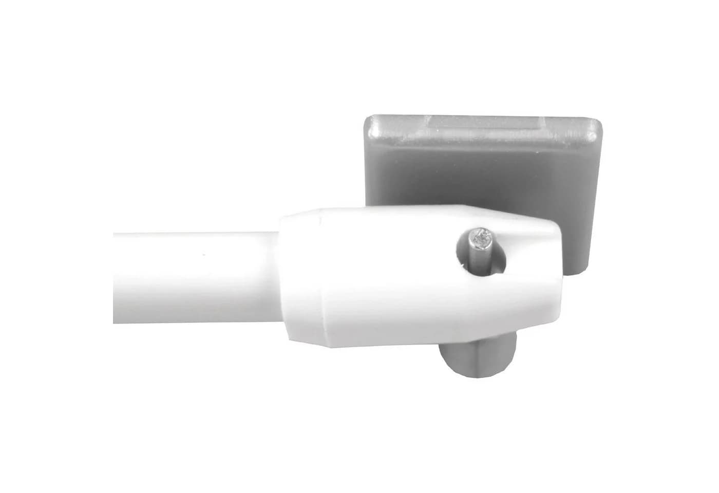 Bestlivings Gardinenstangenhalter Selbstklebehaken Silber Kunststoff Stahlstift - Bild 4