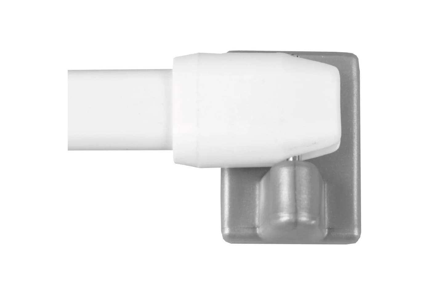 Bestlivings Gardinenstangenhalter Selbstklebehaken Silber Kunststoff Stahlstift - Bild 5