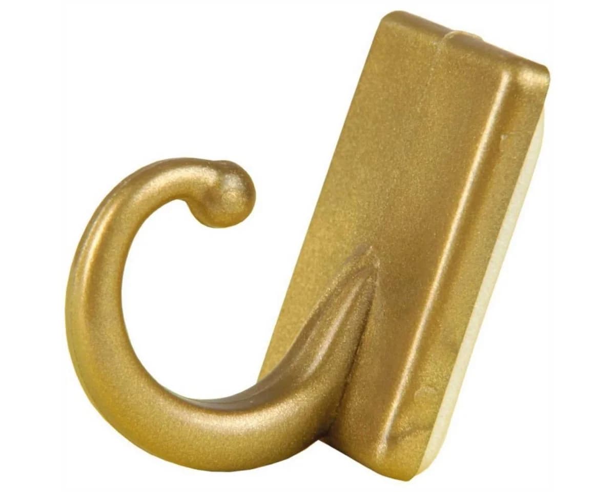 Bestlivings Raffhalter 4-tlg. Gold Selbstklebende Wandhalter