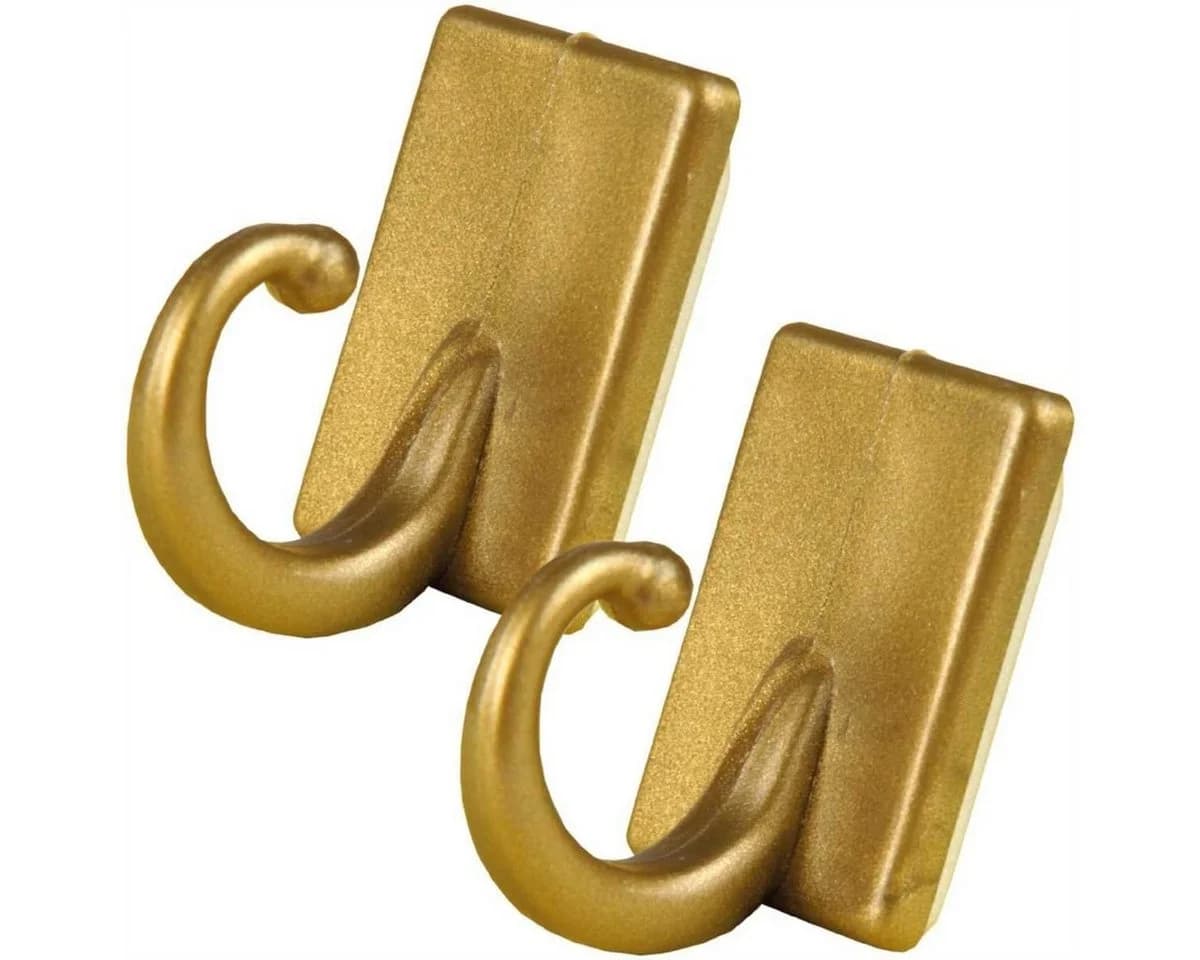 Bestlivings Raffhalter 4-tlg. Gold Selbstklebende Wandhalter - Bild 2