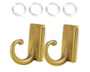 Bestlivings Raffhalter 4-tlg. Gold Selbstklebende Wandhalter Bild 4