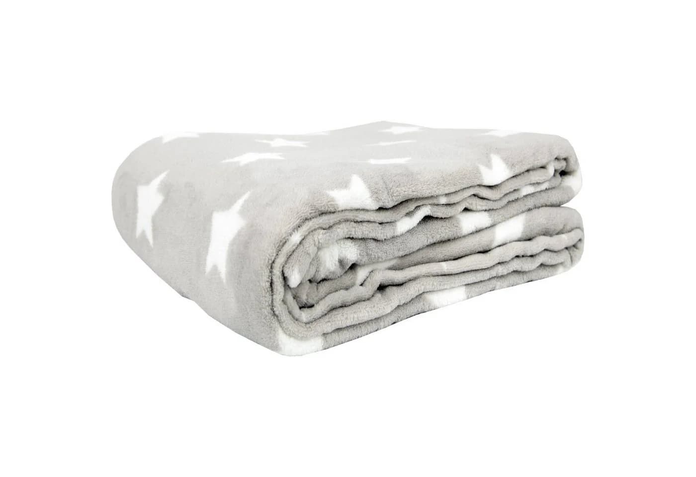 Bestlivings Kuscheldecke XXL Flauschdecke Microfaser-Decke Sterne - Bild 3