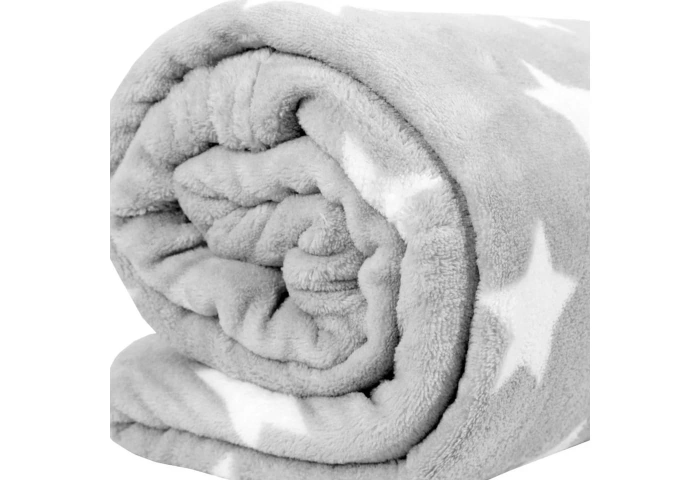 Bestlivings Kuscheldecke XXL Flauschdecke Microfaser-Decke Sterne - Bild 5