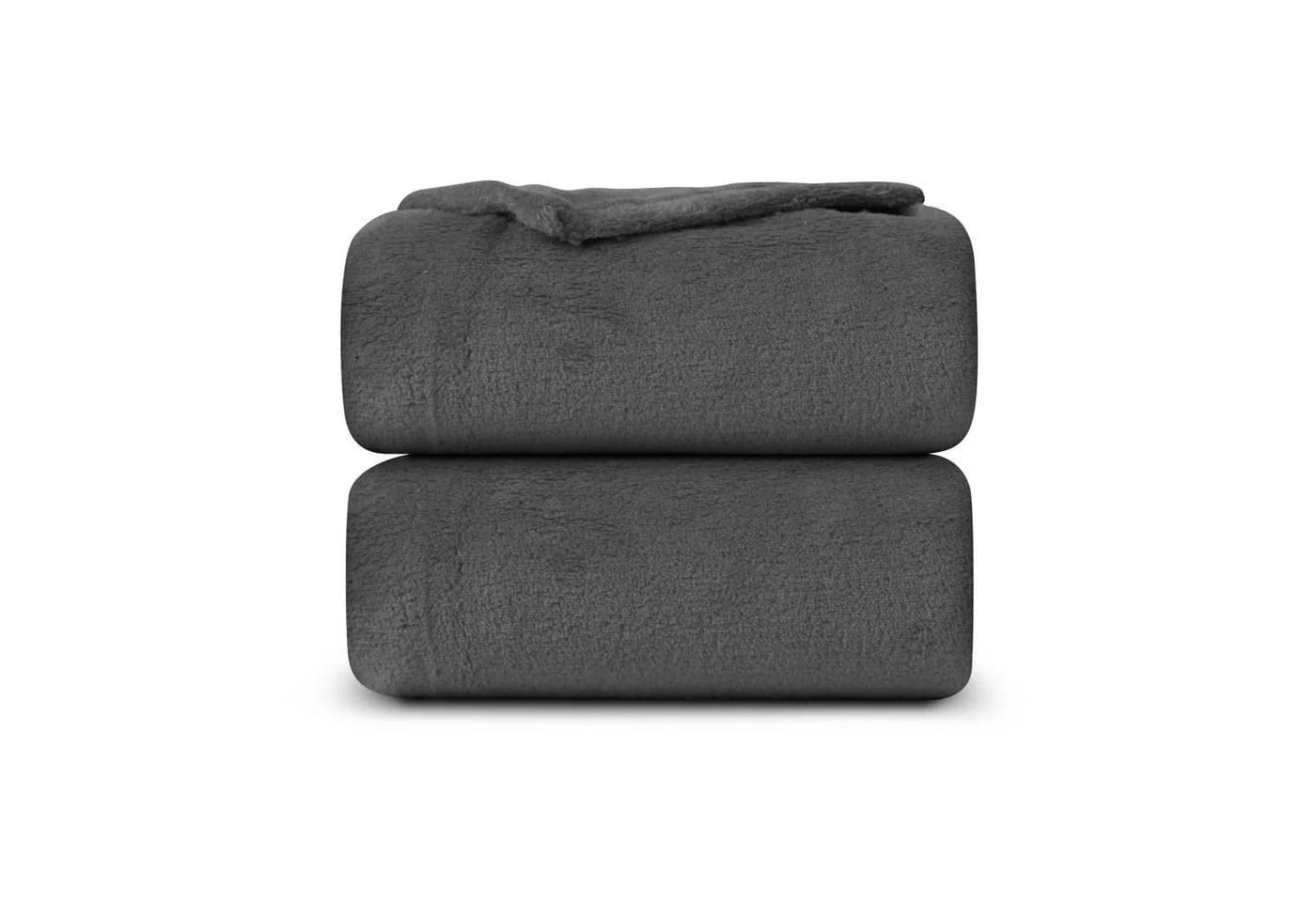 Bestlivings Wohndecke XXL Mikrofaser Flauschdecke Anthrazit - Bild 2