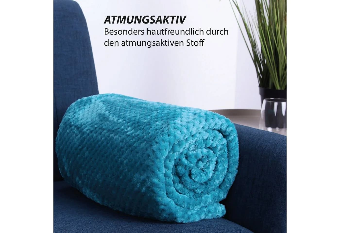 Bestlivings Wohndecke Popcorn Cashmere Soft-Touch 150x200 cm Polyester - Bild 3