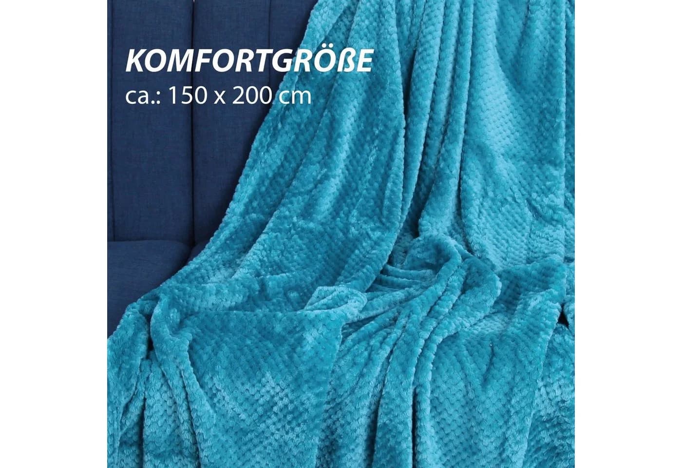 Bestlivings Wohndecke Popcorn Cashmere Soft-Touch 150x200 cm Polyester - Bild 4