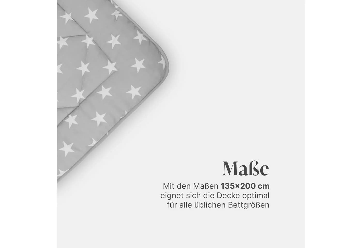 Bestlivings Wende-Steppdecke 135x200cm Silber Grau Sherpa-Fleece Mikrofaser