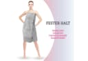 Bestlivings Damen Saunakilt Grau Flauschig mit Gummizug Bild 4