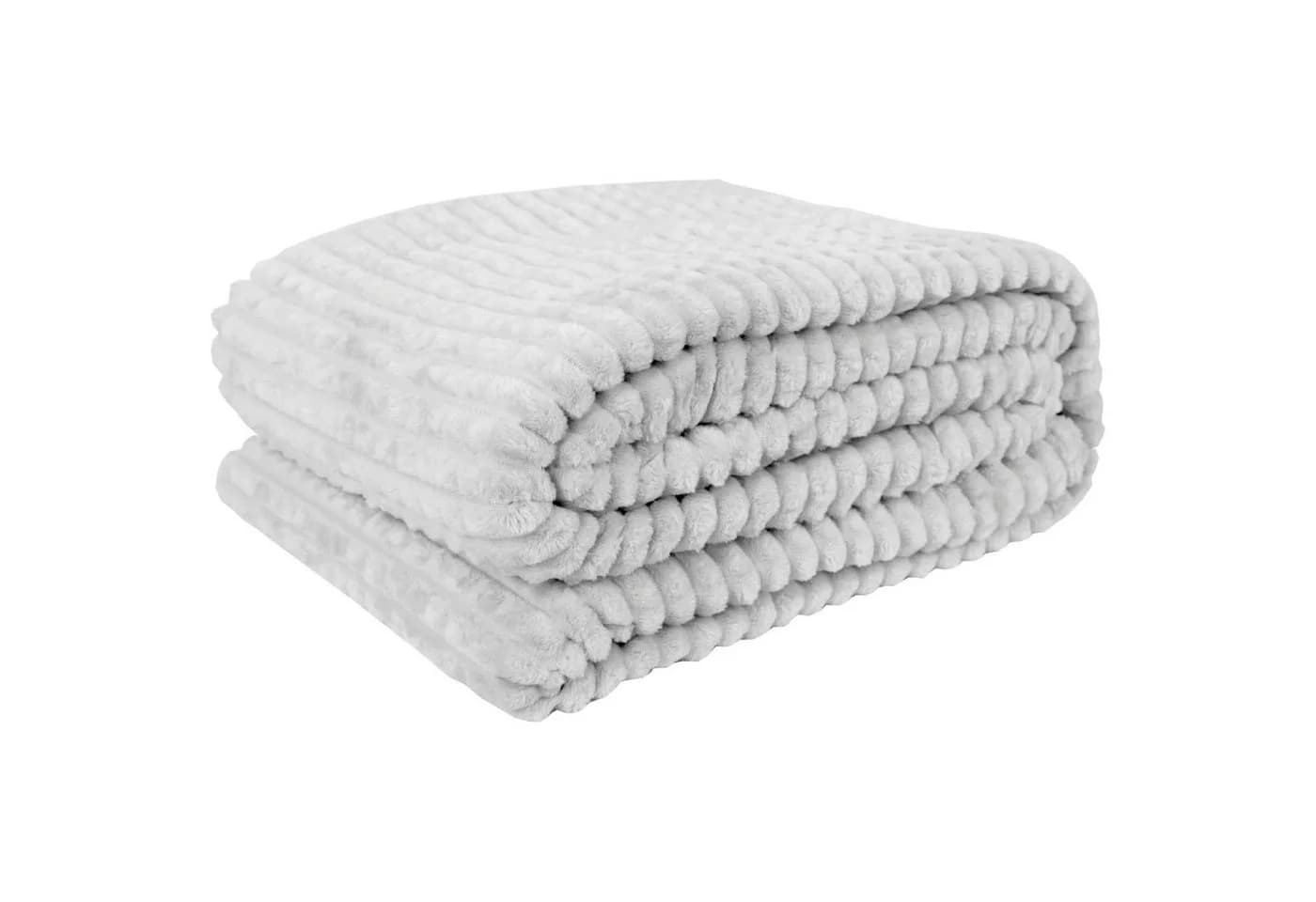 Bestlivings Wohndecke Jacquard Flanell Grau XXL maschinenwaschbar - Bild 2