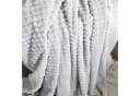 Bestlivings Wohndecke Jacquard Flanell Grau XXL maschinenwaschbar Bild 3
