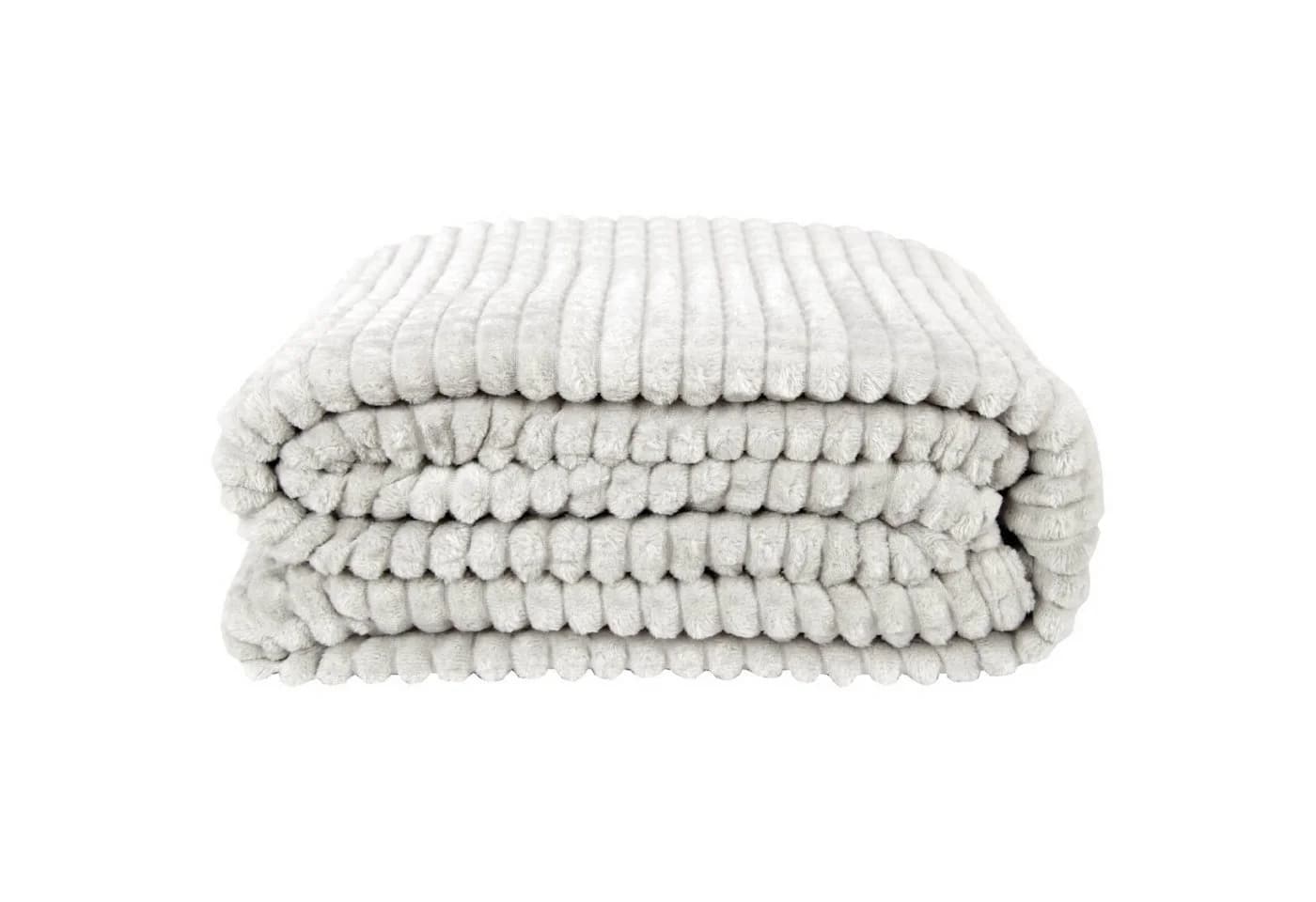 Bestlivings Wohndecke Jacquard Flanell Grau XXL maschinenwaschbar - Bild 4