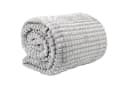 Bestlivings Wohndecke Jacquard Flanell Grau XXL maschinenwaschbar Bild 5