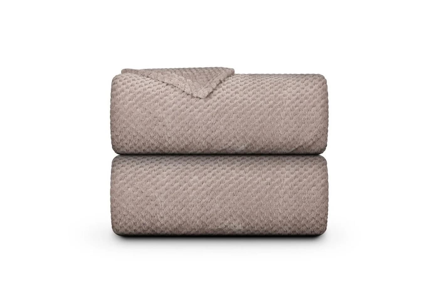 Bestlivings Wohndecke Popcorn Cashmere Soft-Touch Grau 150x200 cm - Bild 2