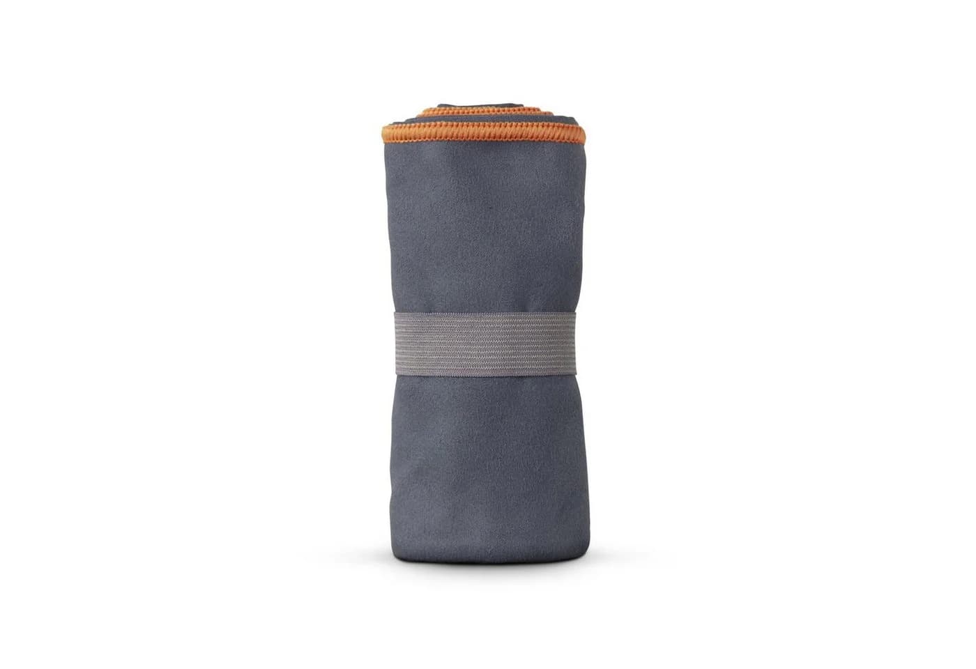 hemmy Fashion Sporthandtuch Mikrofaser Orange mit Spanngummi - Bild 2