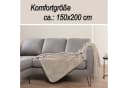 Bestlivings Wohndecke Teddy Fleece Wendedecke Schwarz Flanell Sherpa Bild 4