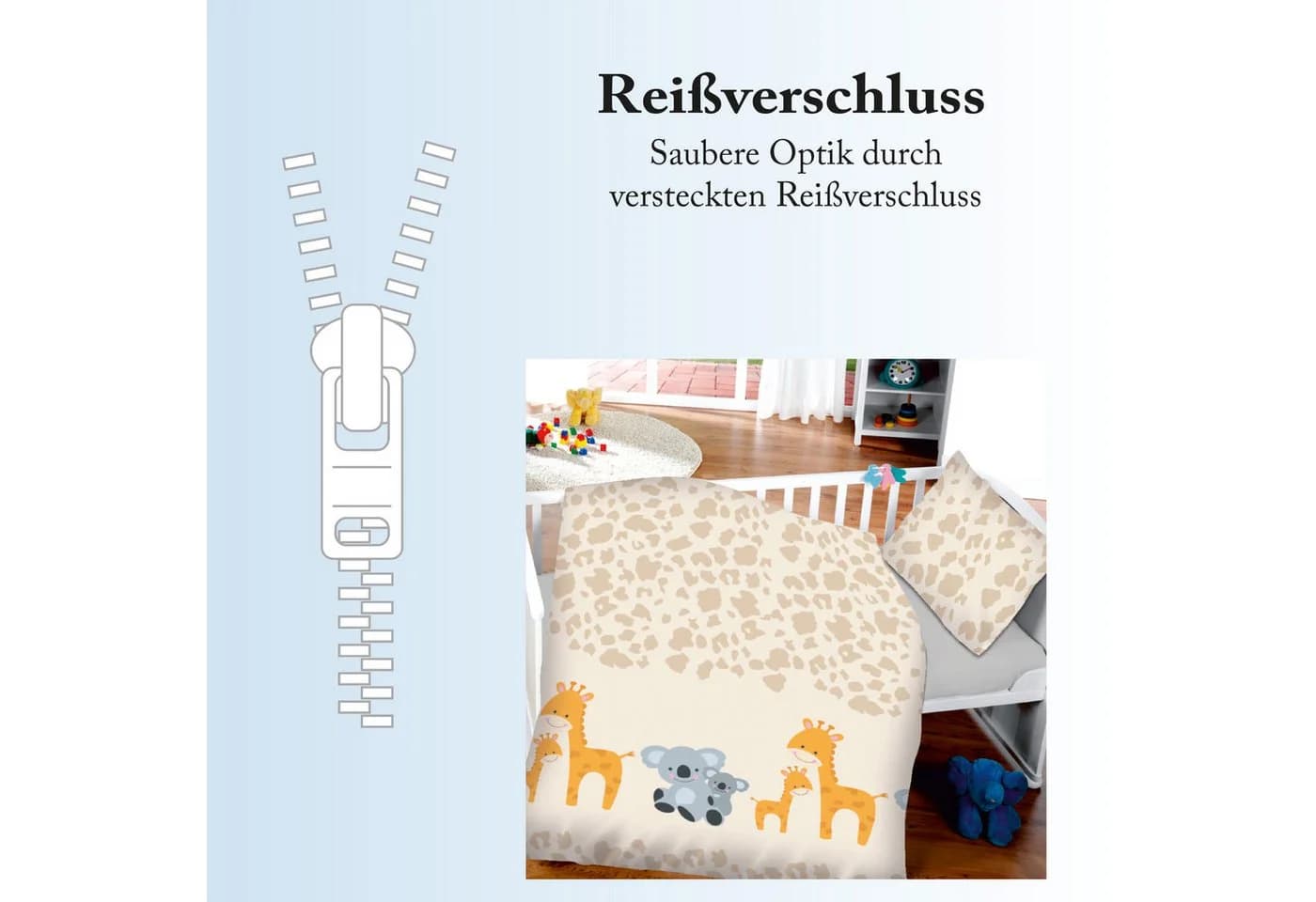 Bestlivings Kinderbettwäsche 2-tlg. 100% Baumwolle Baby Set - Bild 3