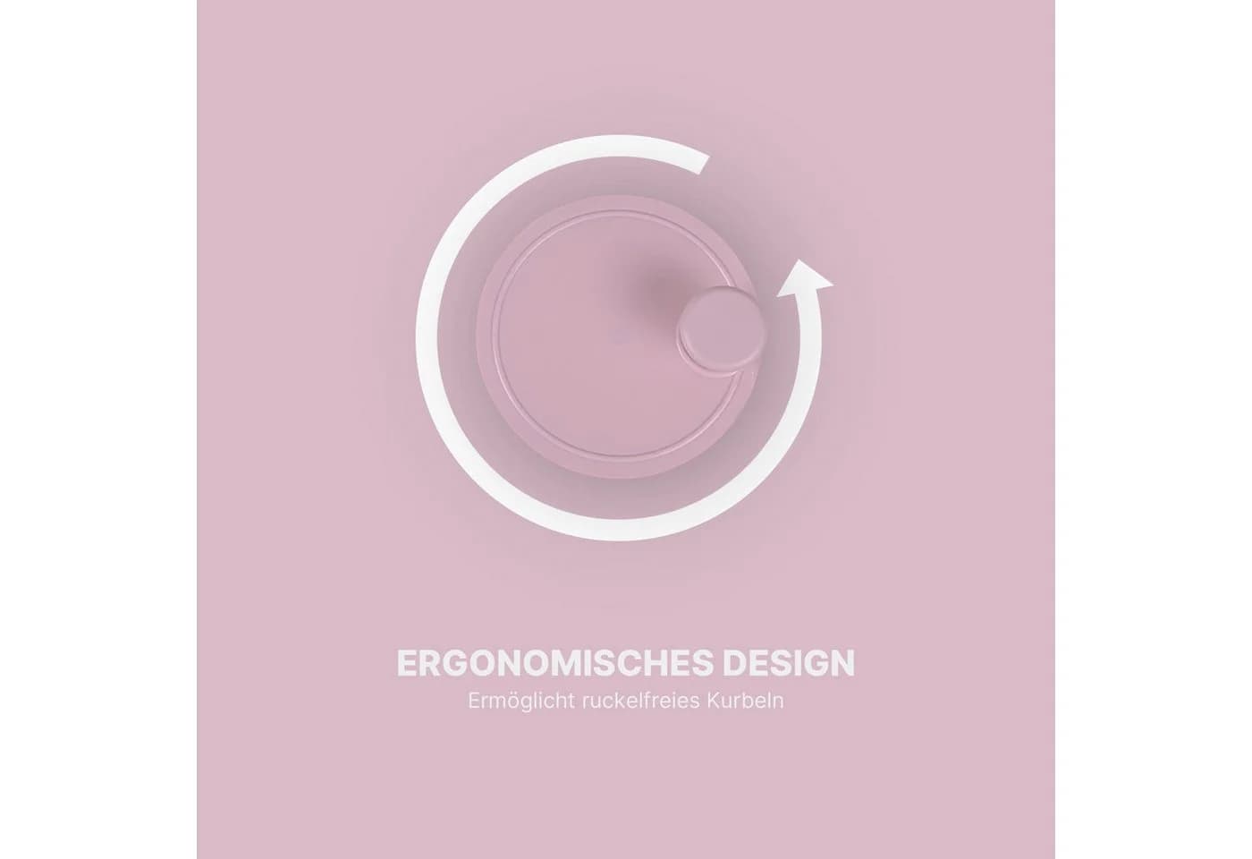 Pro Home Salatschleuder 3D Kurbel Rosa 4L - Bild 3