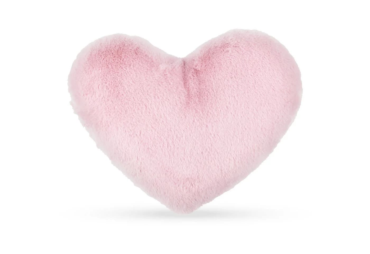 Bestlivings Dekokissen Herzform Plüsch Rosa Silber - Bild 2