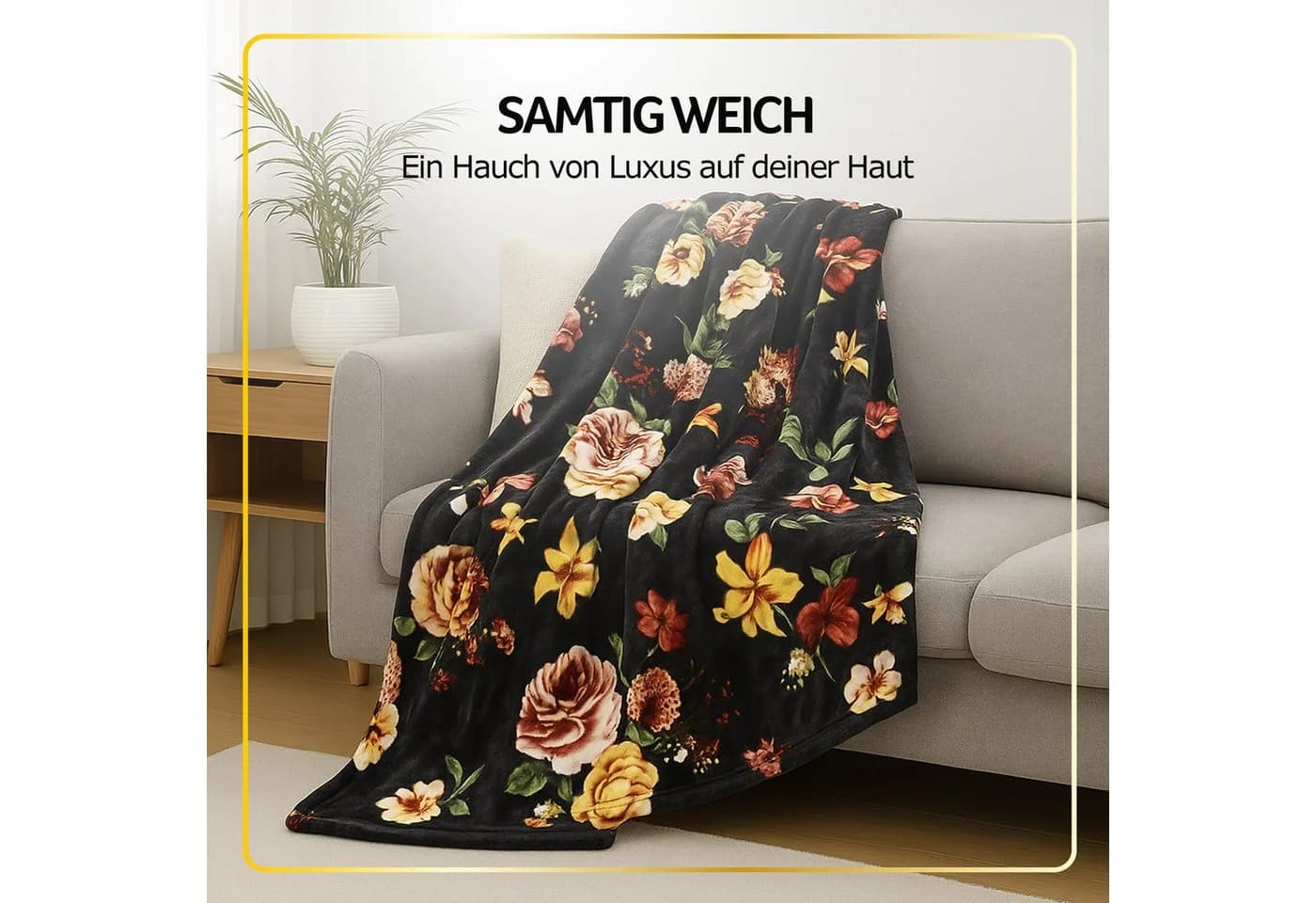 Bestlivings XXL Premium Kuscheldecke 240x200 cm - 580g/m² - Bild 4
