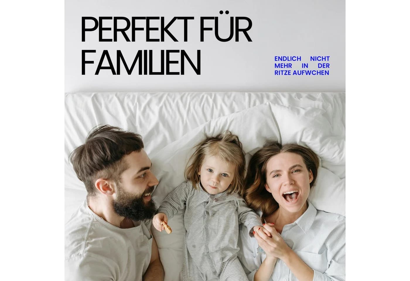 Bestlivings Matratzenkeil Doppelbettbrücke Weiß - Bild 4