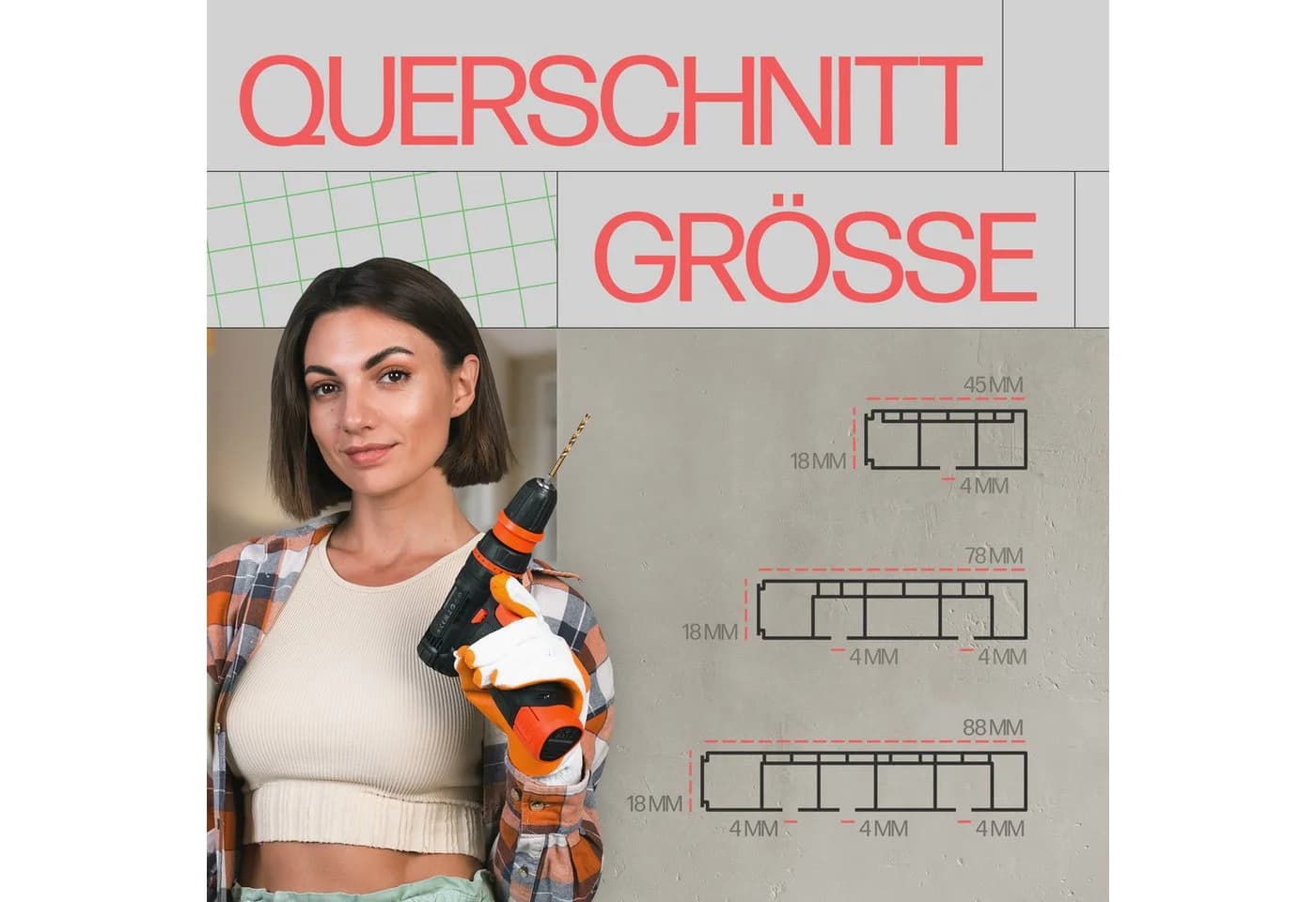 Bestlivings Gardinenschiene Komplettset Weiß Kunststoff - Bild 3